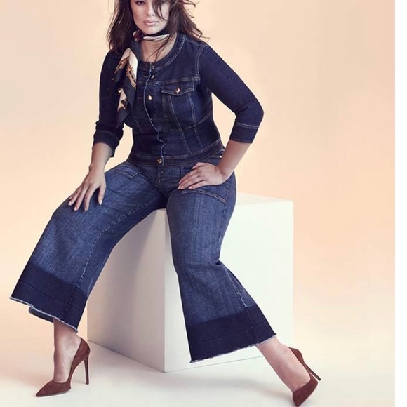 Ashley Graham Denim - Ashley Graham & Marina Rinaldi | Idioma Crop Jeans